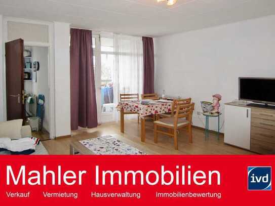 Helles sehr gepflegtes 1,5 ZKB Apartment mit Loggia & Garage in Bensheim