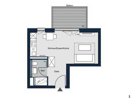 Moderne 1-Zimmer-Wohnung zum Erstbezug in Lochhausen!