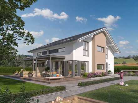 Großes Grundstück mit schöner Aussicht, für dein Doppelhaus nahe am Wald!