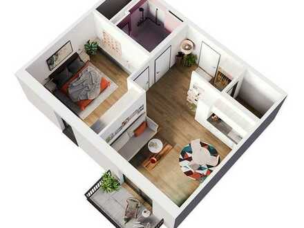 Attraktives, ruhiges 2-Zimmer-Apartment für Senioren im 3. OG