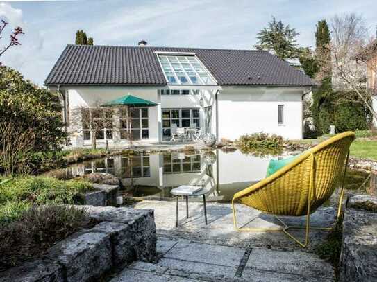 Bachern - Großzügiges und wunderbar ruhig gelegenes Einfamilienhaus umgeben von blühenden Gärten