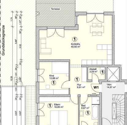 Neubau - 3-Zimmer-Erdgeschosswohnung mit Gartenanteil in Pocking - Provisionsfrei mit Sonder-AfA