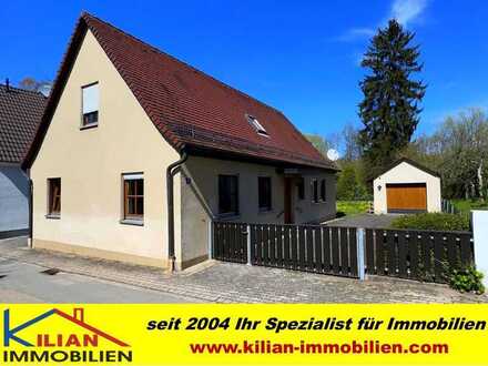 KILIAN IMMOBILIEN! EFH MIT 104 M² WFL. IN TRAUMLAGE AM GÄNSBACH-BIOTOP! GARAGE!