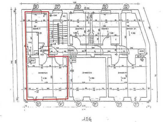 Mittelstraße 6 - 36m² liebevoll restaurierte Wohnung mit Küche u. kl. Duschbad in Spandau