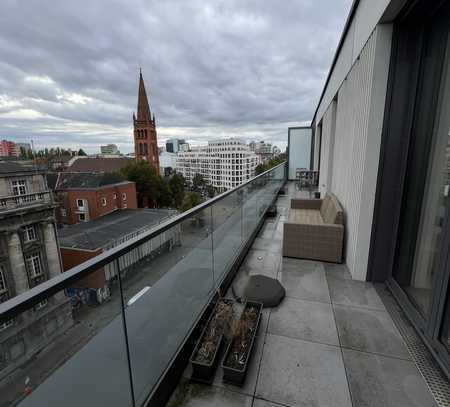 Hochwertig Ausgestattete Neubau Wohnung mit einmaligem Blick über die Stadt