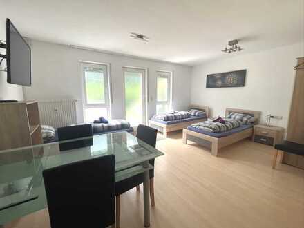Möblierte 1,5-Zi.-Wohnung mit Terrasse und TG-Stellplatz