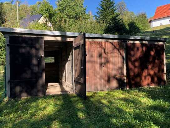 Garage in Halsbrücke