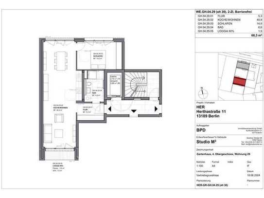 WE21: Stilvolle 3-Zimmerwohnung mit Loggia und offenen Wohn-/ und Essbereich