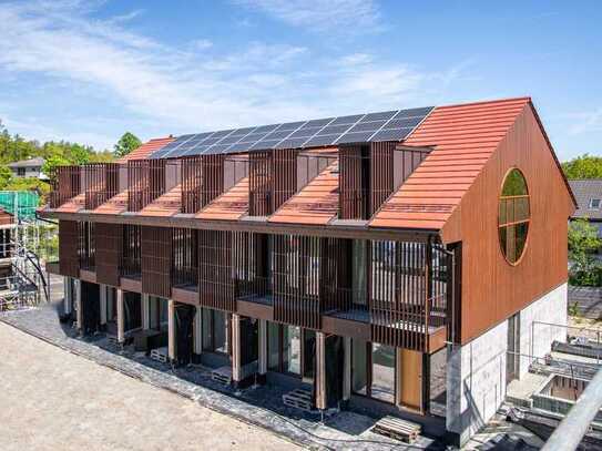 Neubau: Galeriehaus mit privater Liegeinsel in idyllischer Lage und Seeblick