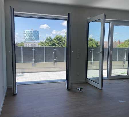 Exklusive Neubau 2-Zimmer Penthouse-Wohnung mit Panoramablick