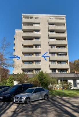 Schöne, vollständig renovierte 2-Raum-Wohnung, zentrumsnah, mit Balkon und Garage