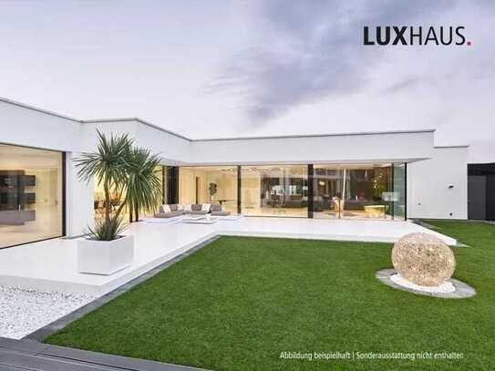LUXHAUS Bauhaus Bungalow mit 180 m² WF plus Keller alles noch individuell planbar Schlüsselfertig