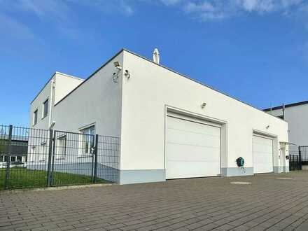 Gewerbeobjekt in Friedberg: XXL Garage inkl. Büroräume + 3 Zimmer Wohnung mit großer Dachterrasse