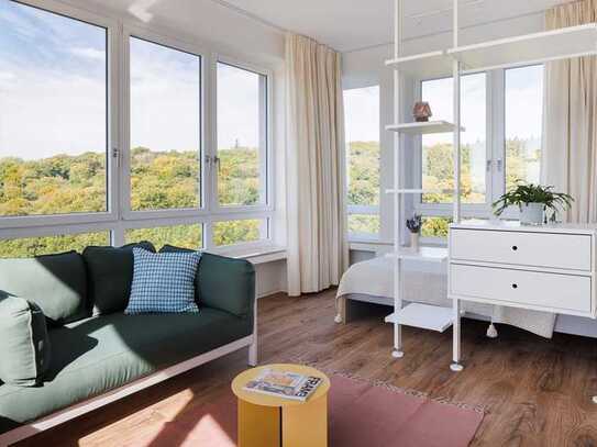 Penthouse-Wohnung mit wunderbarem Waldblick