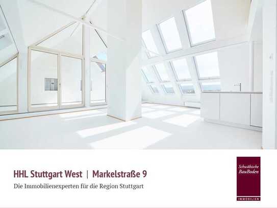 Attraktive, helle 3,5-Zi.-DG-Mais., 146 qm, Aussicht, Balkon, EBK, Garage, HHL in S-West +++