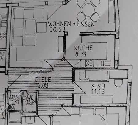 3-Zimmer-Wohnung in Wurmlingen