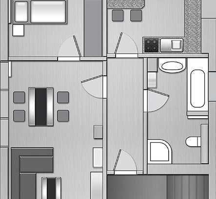 Geschmackvolle 2-Raum-DG-Wohnung in Lotte