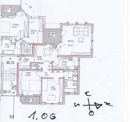 Ansprechende 3,5-Zimmer-Wohnung mit Balkon und EBK in Breisach