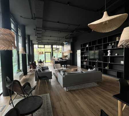 Stilvolle, neue 1-Zimmer-Wohnung mit Balkon und Einbauküche in Berlin