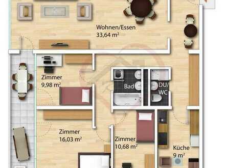 Großzügige 4 Zimmer Wohnung - Nähe Biedensand zu verkaufen !