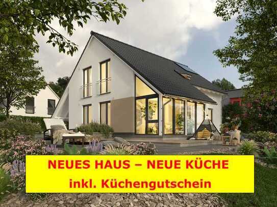 AKTION - Ihr neues Massivhaus inkl. Markenküche. Edles Haus mit Wintergarten.