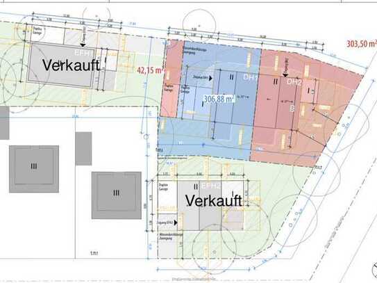 Baugrundstück zum Bau einer Villenhälfte mit bis zu 190qm reiner Wfl.