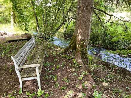 Charmantes idyllisches Landhaus mit grossem Garten und Bachverlauf (nähe Starnberger See)