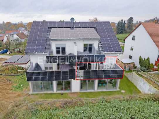 4-Zimmer-Wohnung mit Südbalkon in Ortsrandlage