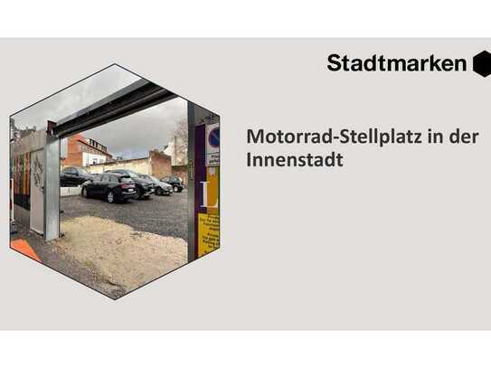 Motorrad-Stellplatz in der Innenstadt