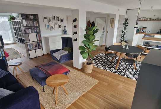 Nähe Hbf - 2-Zimmer-Wohnung mit Süd-Terrasse - Loft-Style