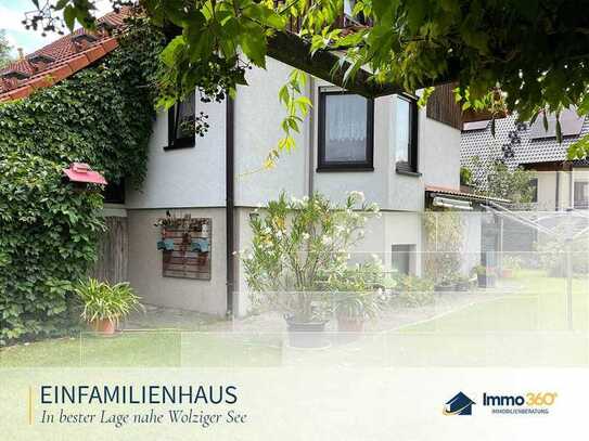 Einfamilienhaus in Seenähe mit Garten