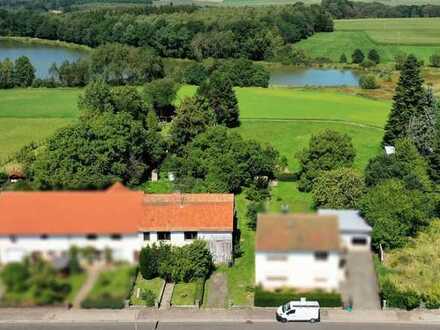 Herrliches Grundstück in der Nähe des Erlenwiesenweihers mit Abrisshaus
