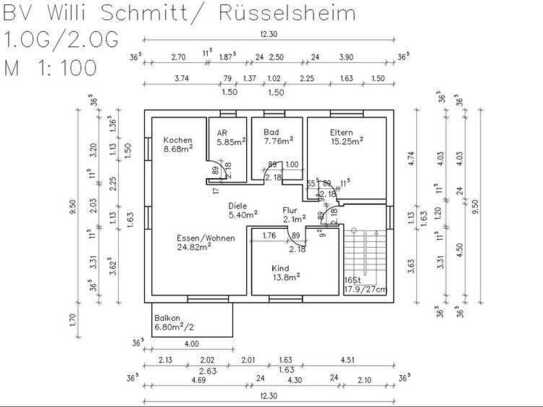 Stilvolle, neuwertige 3-Raum-Wohnung mit gehobener Innenausstattung mit Balkon in Rüsselsheim