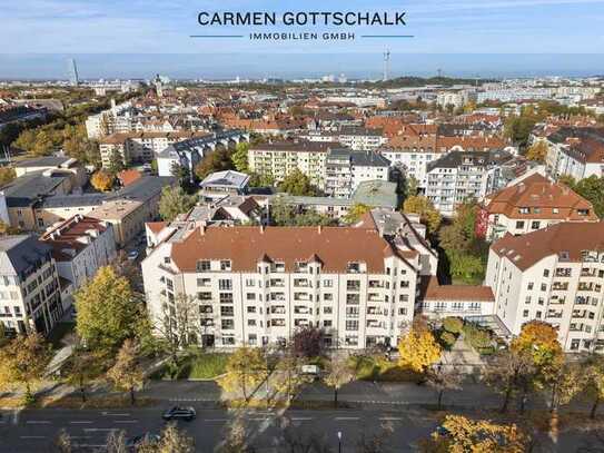 Sonnige 2-Zimmerwohnung mit Balkon und Lift im Herzen von Neuhausen-Nymphenburg