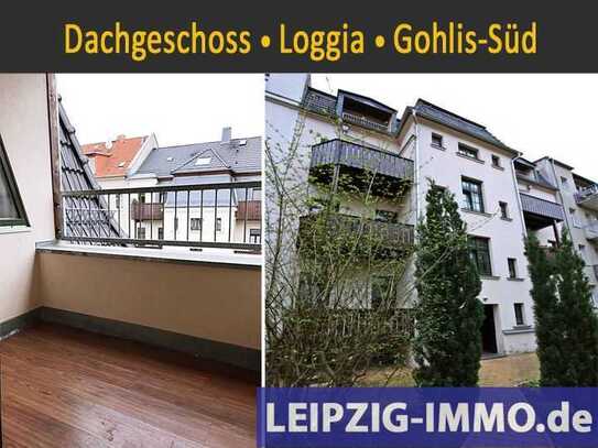 ** Schicke Dachgeschosswohnung mit Loggia und großer Küche ** Gohlis-Süd **