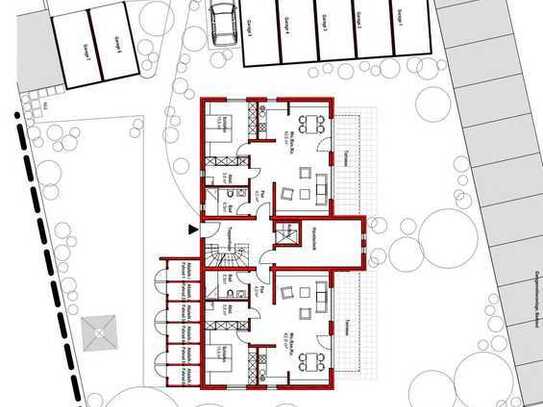 Ansprechende und hochwertige 2,5-Zimmer-Wohnung mit großzügigem Garten in PW - Barkhausen