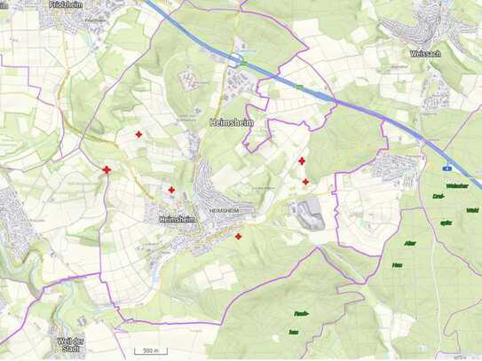 7 Landwirtschaftsflächen im Außenbereich von Heimsheim einzeln oder im Paket zu erwerben *PROVISIONS