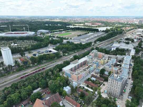 Büro- und Ladenflächen im Regensburger Viertel