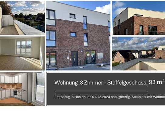 Erstbezug mit Dachterrassse und Einbauküche: 3-Raum-Terrassenwohnung mit geh. Innenausstattung