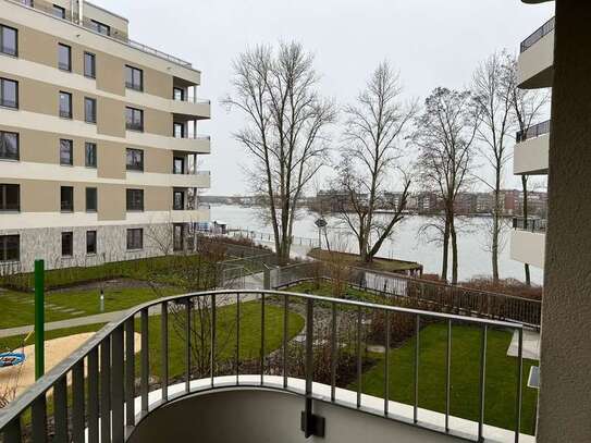 Möblierte, moderne 2-Raum-Wohnung mit Wasserblick in Berlin-Lichtenberg (Untermiete)