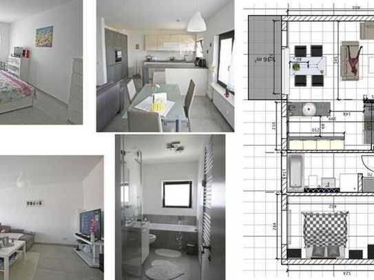 Helle 2-Zimmer-Wohnung mit moderner Innenausstattung mit Balkon und EBK in Friedrichsdorf