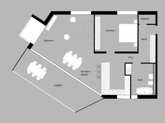 EXTERAVAGANTER GRUNDRISS - WEITBLICK INKLUSIVE