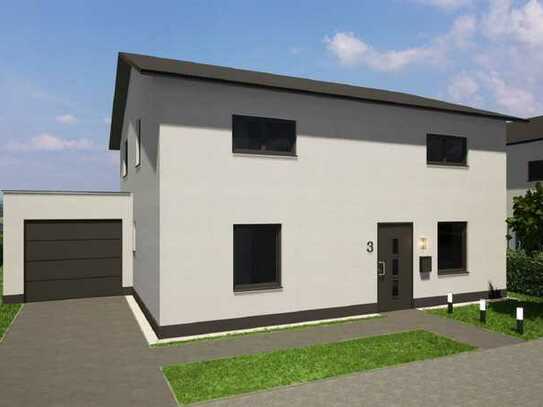 Schlüsselfertiges modernes Einfamilienhaus inkl. Garage
Energieeffizientes Bauen mit KfW 40 F