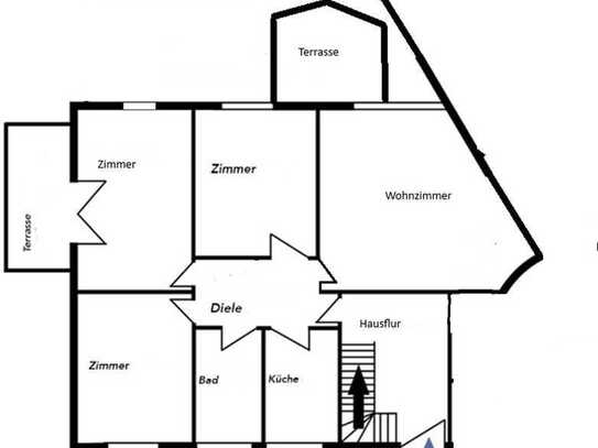 4 Zimmer EG-Wohnung in Scharmbeckstotel, Garten + Terrasse