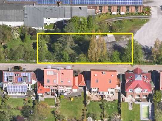 Baureifes Baugrundstück für zwei Ein- oder Zweifamilienhäuser in bester Innenstadtl