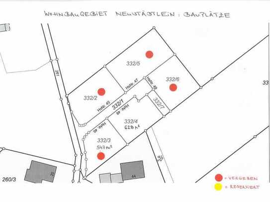 Herrlich gelegenes Grundstück für Einfamilienhaus