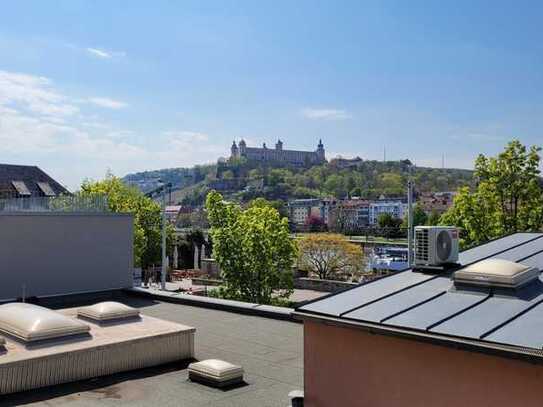 Wohnung mit traumhaftem Ausblick direkt am Main (Alter Kranen)