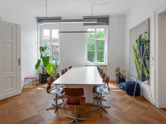 Arbeitsplätze in schönem repräsentativen Altbau in Berlins Mitte - All-in-Miete