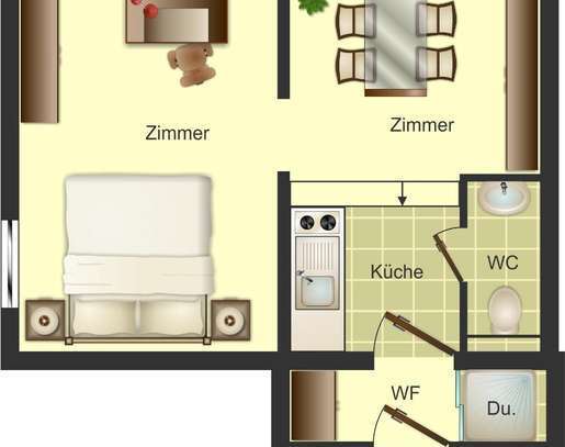 1-Zimmer-Apartment in Münster Hiltrup