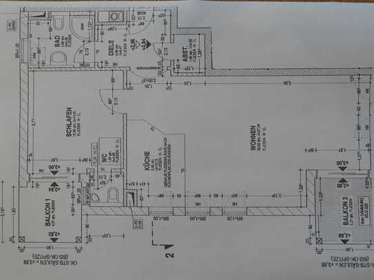 Teilmöbilierte, sehr sonnige und ruhige 2-Zimmer Wohnung in einem 8-Familienhaus